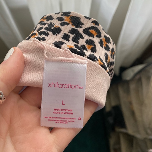 Target Women's Cheetah High Waisted Bathing Suit - Picture 6 of 6